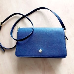 TORY BURCH NAVY Emerson Crossbody Bag